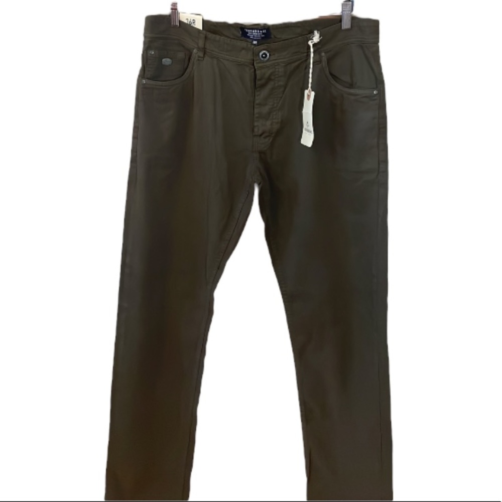 Threadbare Justin Green Cotton Pants Size 36